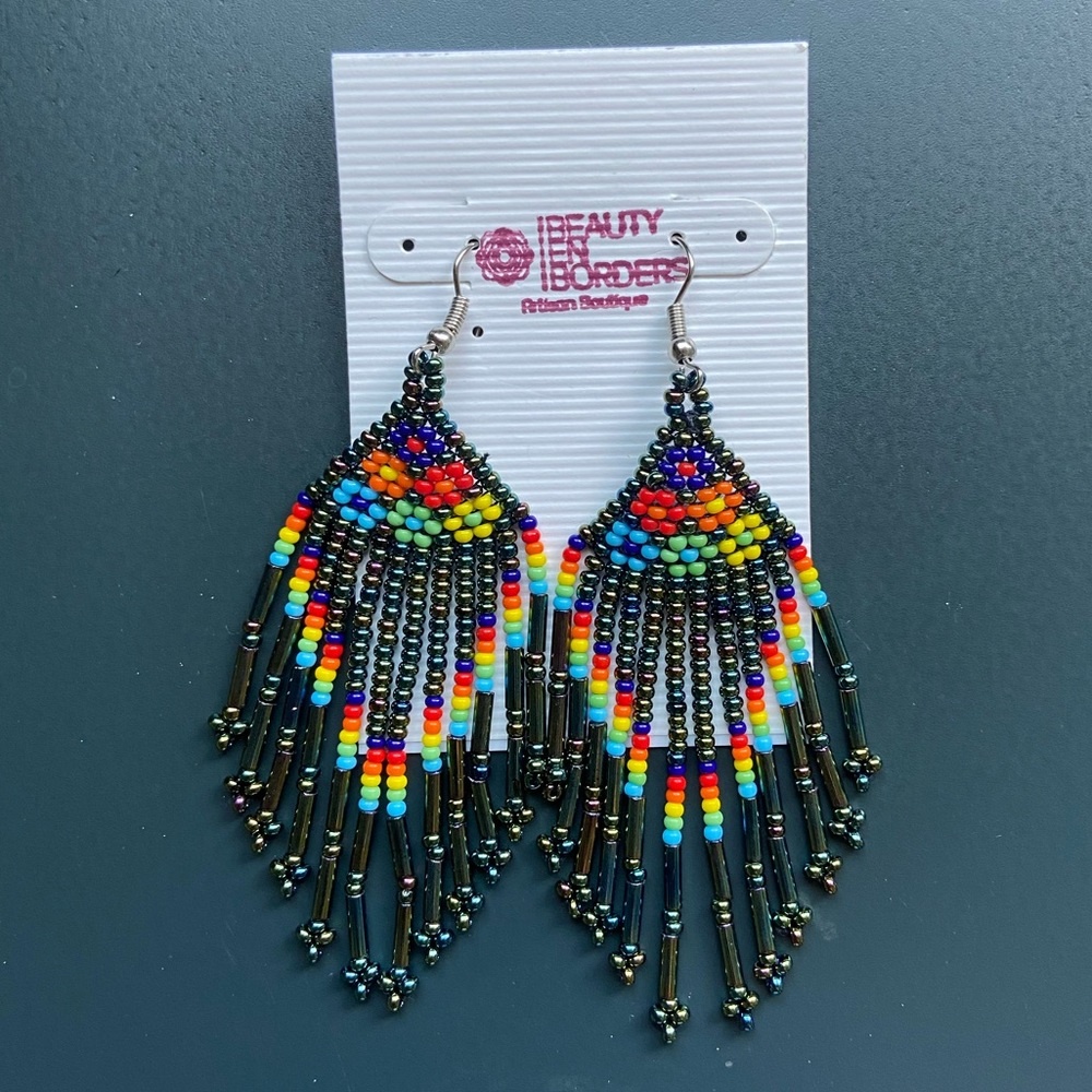 Colorful Bead Earrings